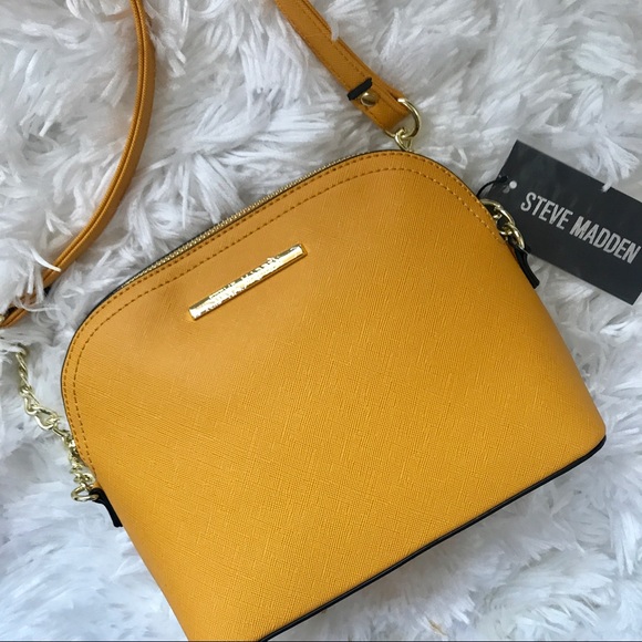 steve madden mustard crossbody